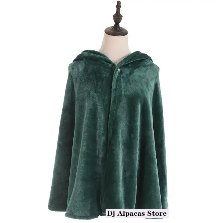 Attack on Titan Blanket Cloak Shingeki No Kyojin Survey Corps Cloak Cosplay Cape Flannel Cosplay Hoodie - Image 5