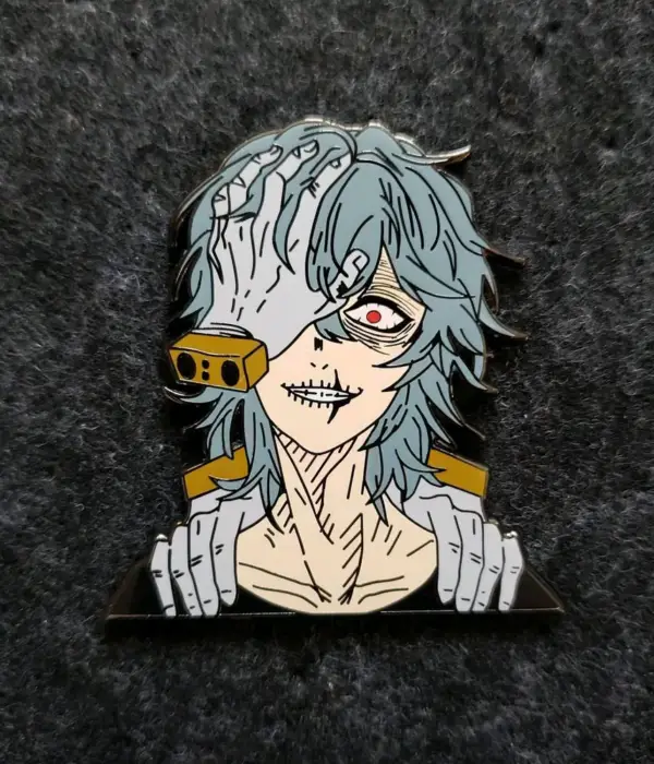 My Hero Academias Shigaraki Tomura Hard Enamel Pin Cartoon Anime Fans Collect Brooch Badge Accessories Unique Jewelry Gift 1