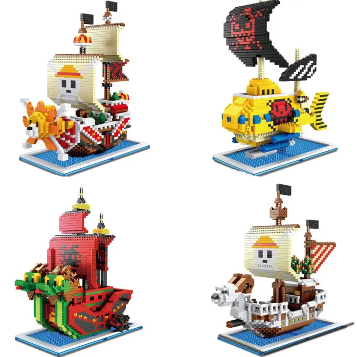 One Piece Thousand Sunny Ship Premium Building Set