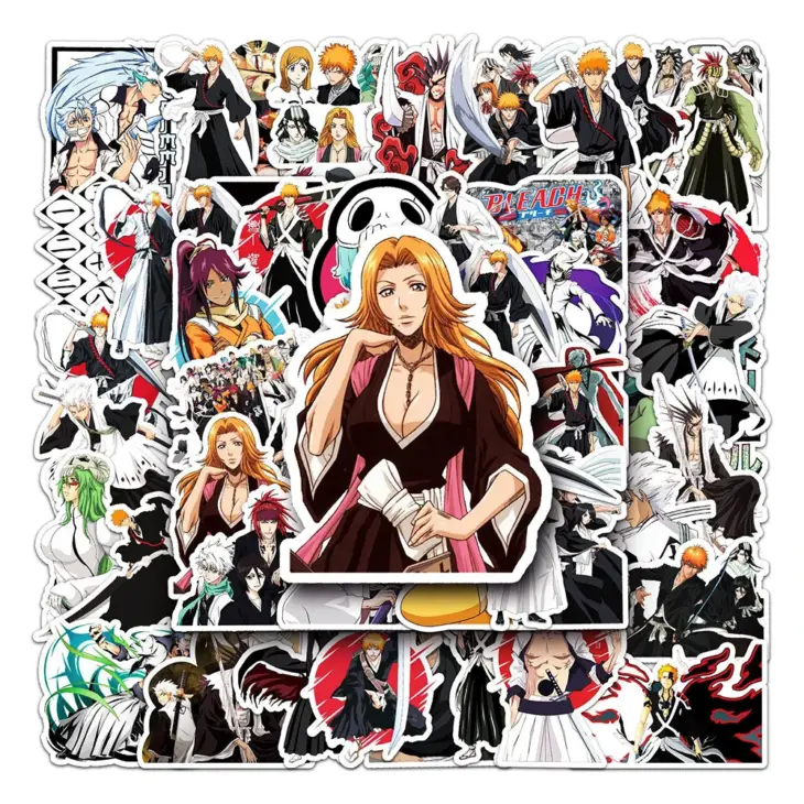 10/30/50PCS BLEACH Anime Waterproof Stickers Graffiti Decals Toy Laptop Luggage Fridge Guitar Notebook Car DIY Cartoon Stickers - Image 3