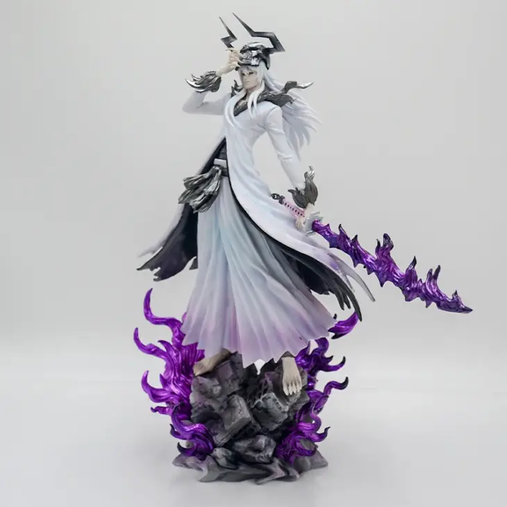 BLEACH Kurosaki Ichigo Anime Figure Bleach Ulquiorra Cifer/Toshiro Hitsugaya Action Figure Collectible Model Doll Toy Gifts 33cm - Image 3