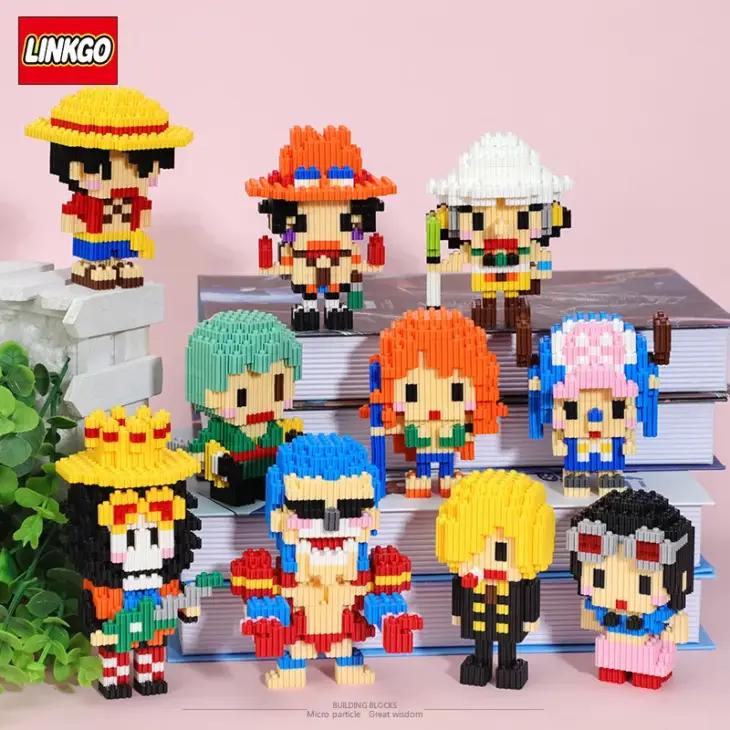 One Piece Luffy & Friends Premium Building Block Set