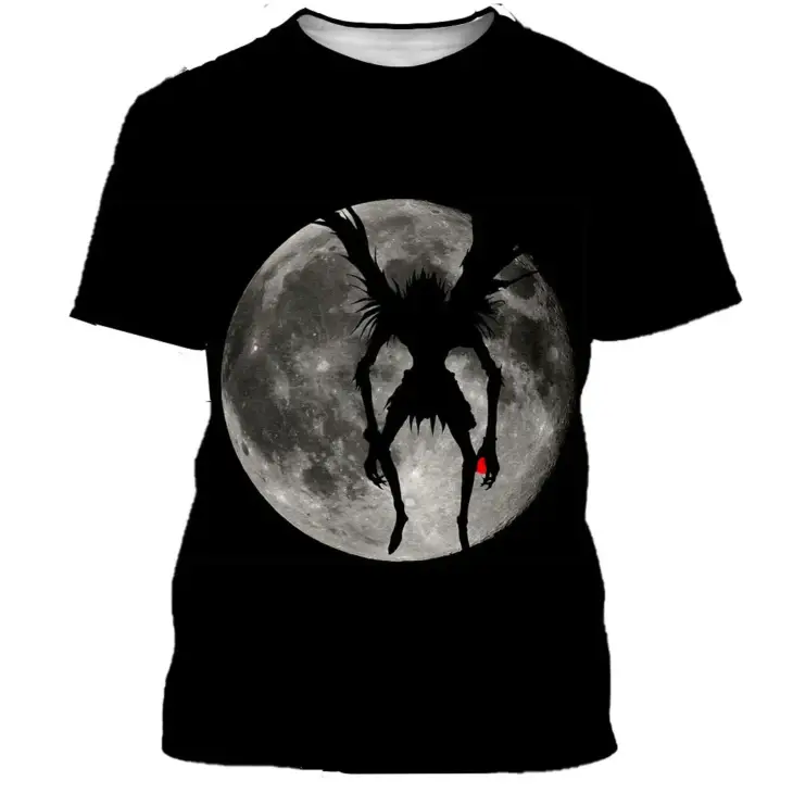 Japanese Anime Death Note 3D Printed T-shirt Men Women Fashion Casual Harajuku Style T Shirts Streetwear Hip Hop Men Clothes - Image 4