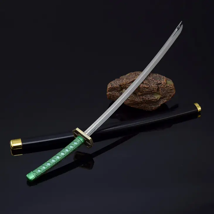 26cm Mini Sword Model Keychain for Fans Bleach Japanese Anime Peripherals Aizen Sousuke Sword Keychain Gifts - Image 4