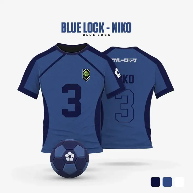 Anime Blue Lock Jersey 3D Print Nagi Soccer T-Shirts Men Women Short Sleeve Sports Tee Y2k Top Harajuku Cosplay Football t shirt - Image 2
