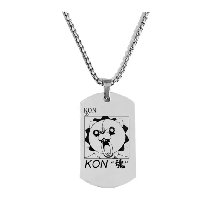 Anime Bleach Gotei 13 Captain Necklace Stainless Steel Laser Pendant Lchimaru Gin Aizen Sousuke Unohana Retsu Necklace For Fans - Image 3