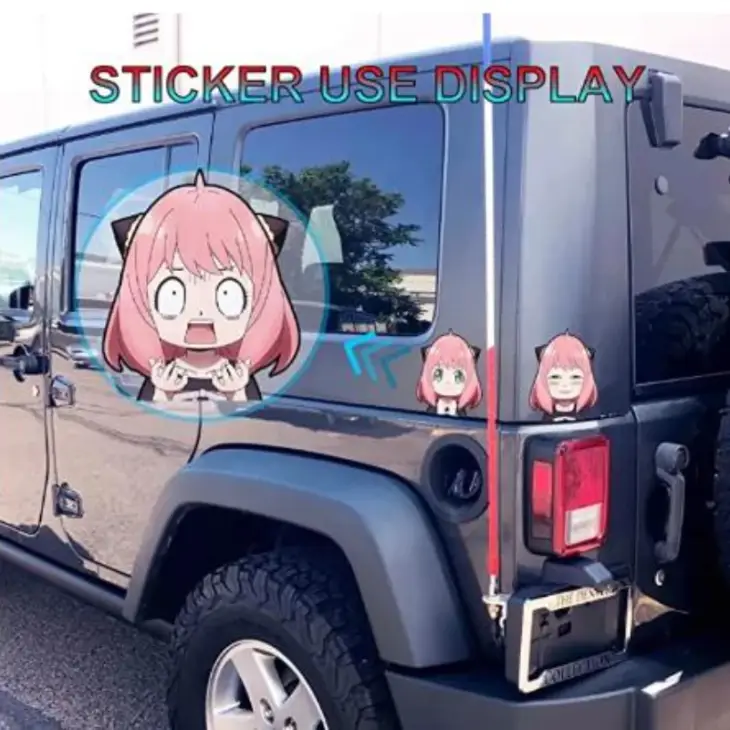 Japanese Series Combination Chainsaw Man BLEACH Ghoul Motion 3D Gradient Sticker Anime Peripheral Collection Gift - Image 2
