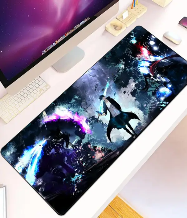 Anime Solo Leveling Mousepad HD Printing Computer Gamers Locking Edge Non-slip Mouse Pad XXL90x40cm Keyboard PC Desk Pad 1