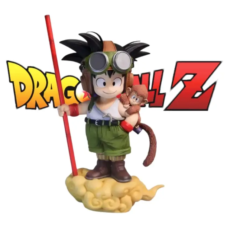 26cm Anime Dragon Ball Action Figure Son Goku With Monkey Figurine Doll PVC Model Toys Adult Collection Statue Children Gifts