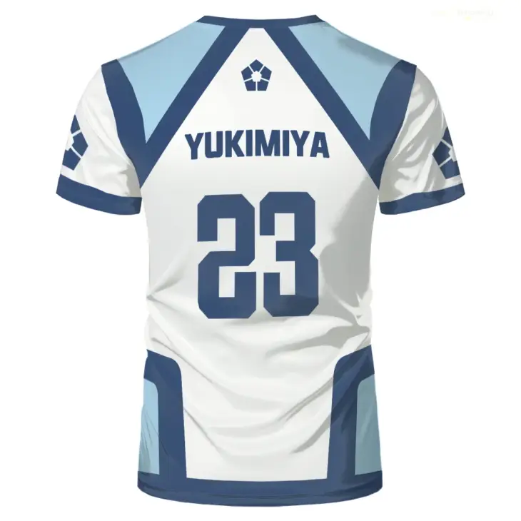 Japanese Anime Blue Lock Season 2 New Soccer Jersey T-shirt Women's Round Neck Sports Tops Children's Casual Short Sleeve Tshirt - Image 6
