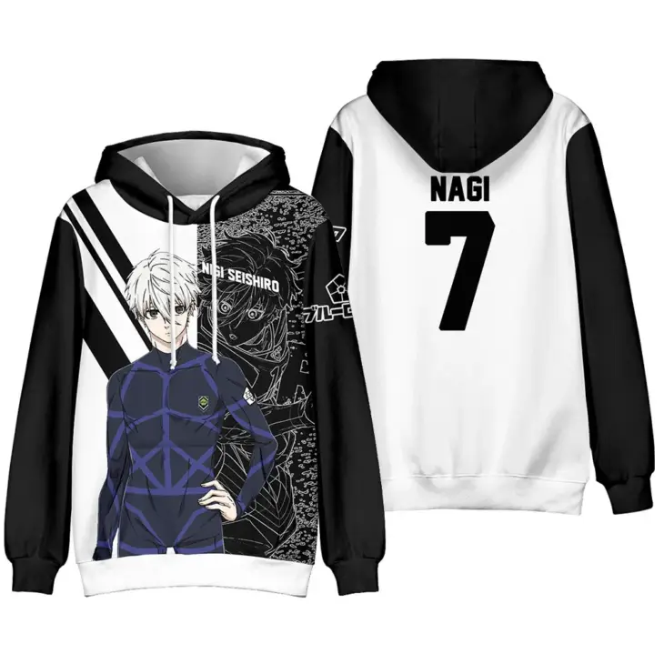 Anime Blue Lock 3D Print Hoodies Men Women Fashion Streetwear Oversized Sweatshirts Hoodie Male Pullovers Tracksuit Man Clothing