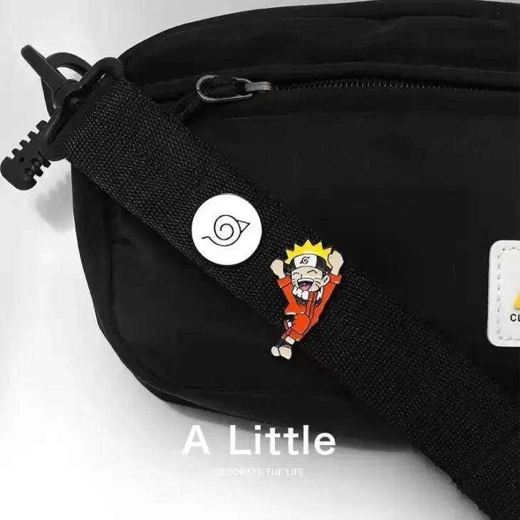 3pcs 1set Anime NARUTOS Hatake Kakashi Cosplay Costume Props Metal Badge Lapel Pin Alloy Backpack Brooch Accessories Fans Gift - Image 2