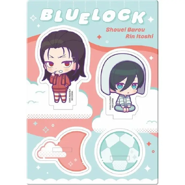 Japan Anime BLUE LOCK Figures Reo Mikage Seishiro Nagi Cosplay Acrylic Standing Sign Rin Itoshi Model Plate Desk Decor Toy Gift - Image 5