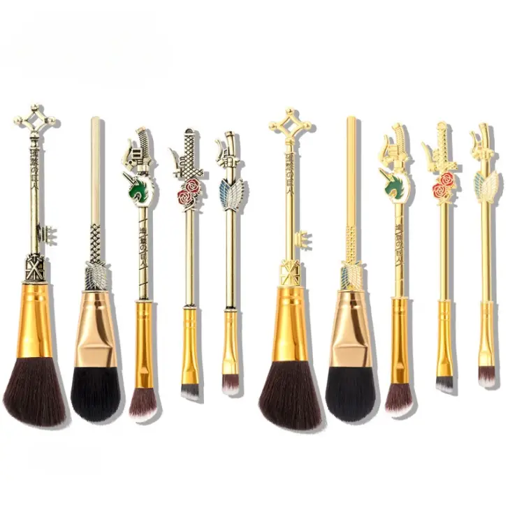 Anime Attack on Titan Makeup Brushes Set Professional Cosmetic Powder Eye Shadow Eyebrow Beauty Make Up Brush Tool Girls Gift - Image 6