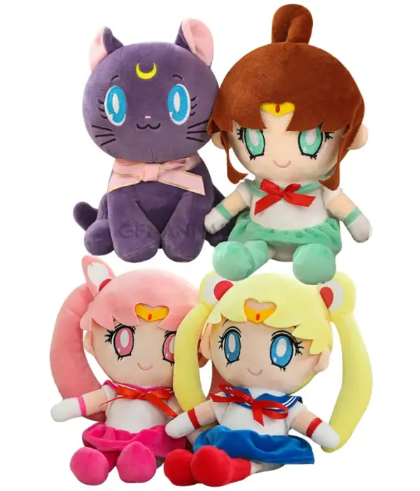 Japan Anime Sailor Moon Plush Toys Tsukino Usagi Kaiou Michi Stuffed Doll Girlish Room Decor Stuffed Kawaii Gifts For Girlfriend 1