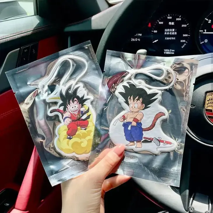 Hot Dragon Ball Son Goku Car Fragrance Anime Car Long-lasting Aromatherapy Fragrance Piece Pendant Decoration Car Deodorization - Image 2