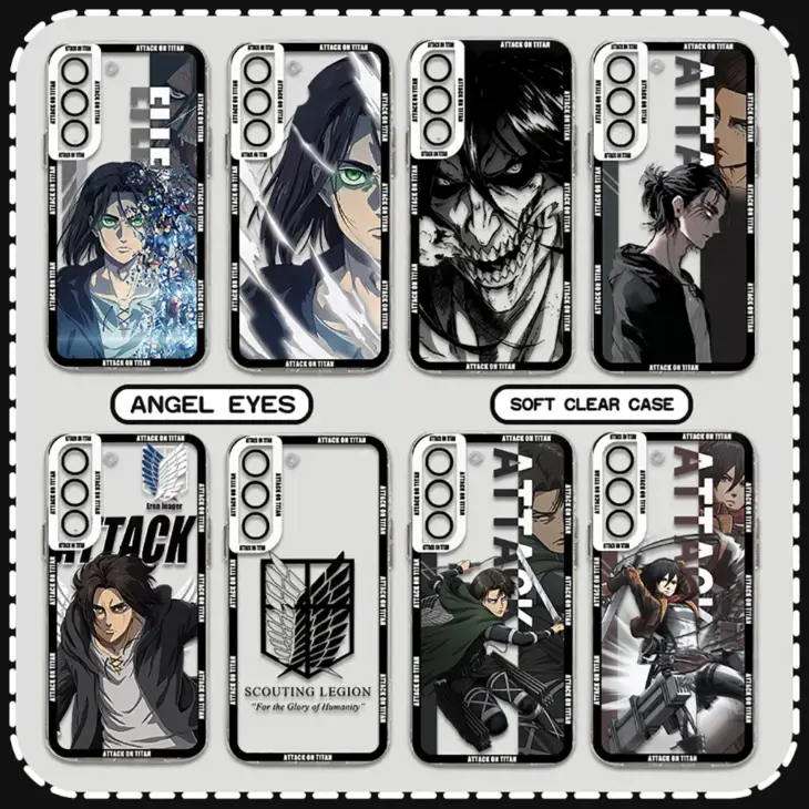 Anime Attack On Titan Clear Case For Samsung A73 A72 A71 A55 A52 A51 A50 A42 A35 A33 A32 A31 A30 A24 A23 A22 A13 A12 05 5G Cover - Image 2