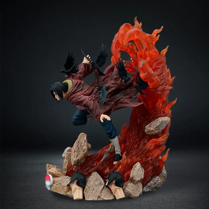 28cm Naruto Anime Figure Uchiha Itachi Susanoo Pendant toys model Action Figures Statue Collection Desktop decoration boys Gifts - Image 3