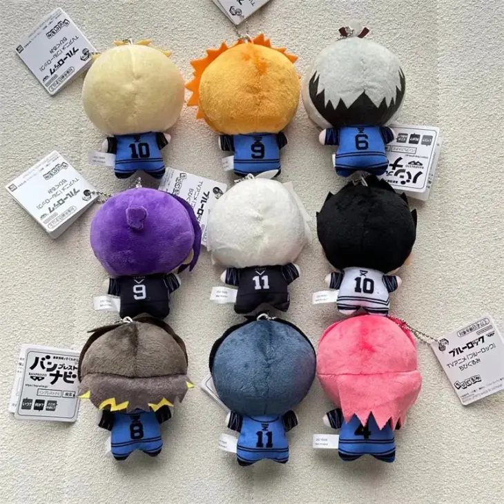 10cm BLUE LOCK Cosplay Nagi Seishiro Isagi Yoichi Rin Itoshi Sae Mikage Reo Pendant Chigiri Bachira Meguru Plush Bag Keychain - Image 4