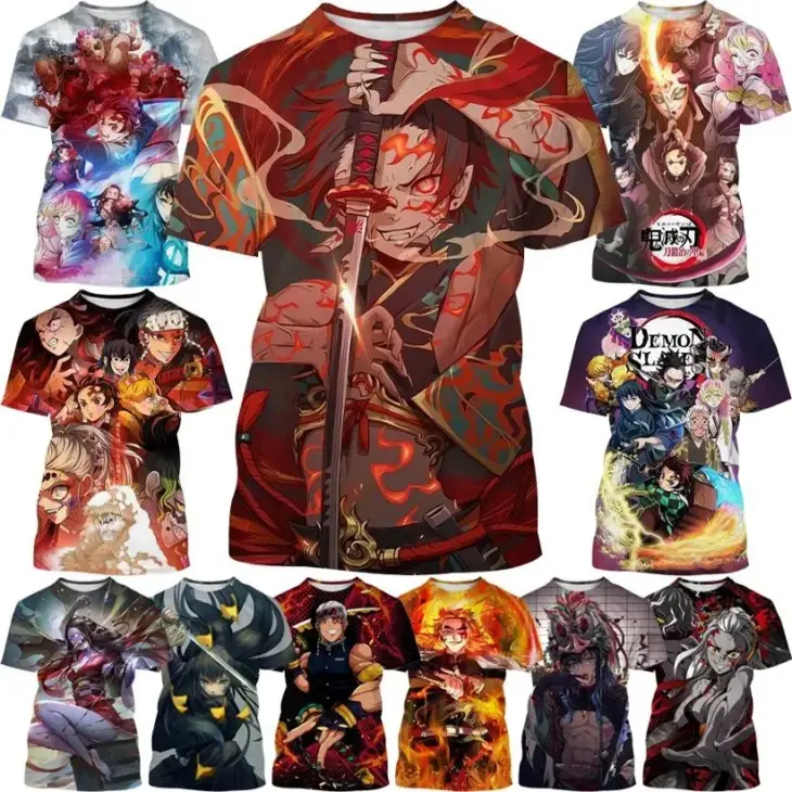 Demon Slayer Nezuko 3D Premium Graphic Cosplay Shirt