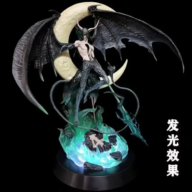 40cm Bleach Figure Ulquiorra Cifer anime Figure Ulquiorra Cifer Figurine With Light PVC GK Statue Figurine Model Doll Toy Gifts - Image 2