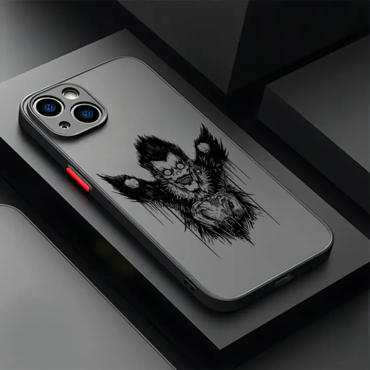 Anime Death Note Phone Case For Samsung S24 S23 S22 S21 S20 S10 FE Note20 Note10 Plus Ultra Lite 5G Matte Transparent Cover - Image 6