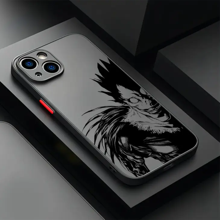 Anime Death Note Phone Case For Samsung S24 S23 S22 S21 S20 S10 FE Note20 Note10 Plus Ultra Lite 5G Matte Transparent Cover - Image 4