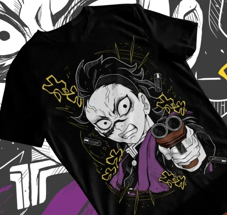 Official Genya Shinazugawa Demon Slayer Premium Cotton Shirt