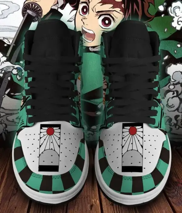 Japanese anime Sports shoes demon slayer Anime cosplay Anime Figures Printing high-tops fashion  Halloween Christmas gifts 1