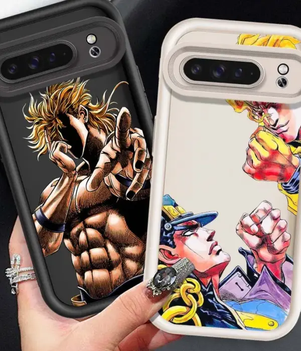 JoJos Bizarre Adventure Art For Google Pixel 9 8A 8 7 7A Pro XL 5G Eye Ladder Phone Case Soft TPU Shockproof Cover 1