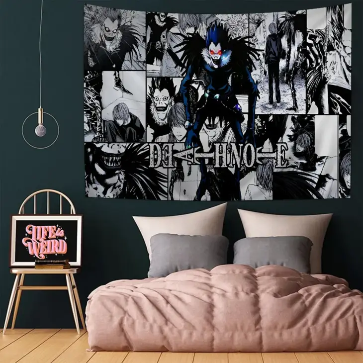 Anime Death Note Ryuk DIY Wall Tapestry for Living Room Home Dorm Decor Wall Art Decor - Image 2