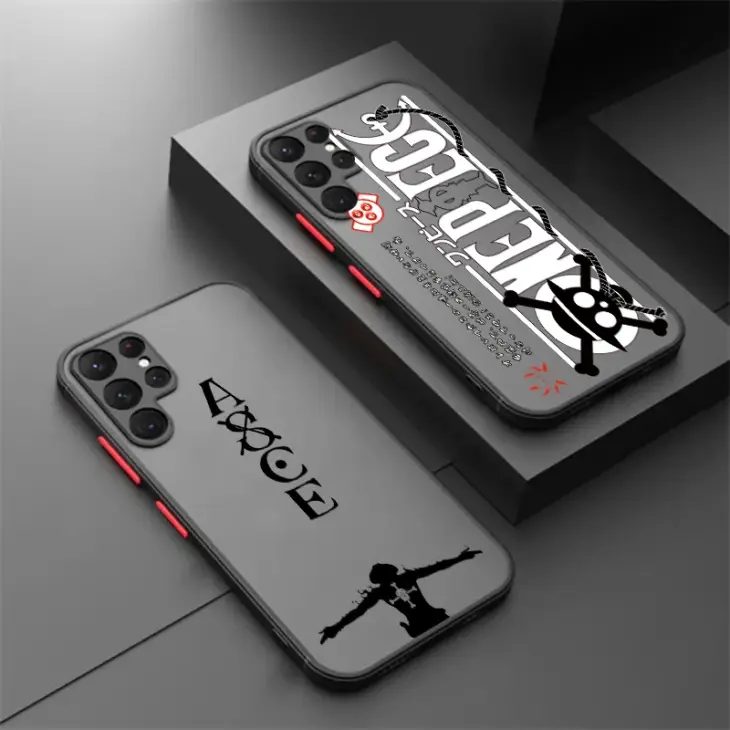 One Piece Luffy & Zoro Premium Frosted Galaxy Phone Case