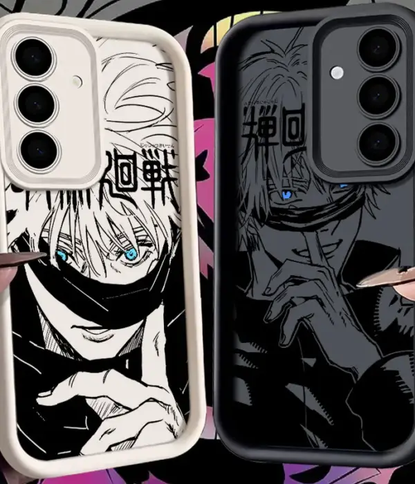 Jujutsu Kaisen Anime S24FE Phone Case For Samsung Galaxy S24 S23 S21 S20 Fe S25 Ultra S22 Plus Shockproof Back Cover Gojo Yuji 1