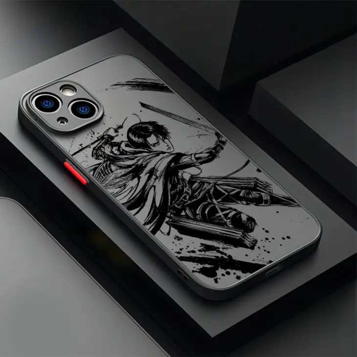 Anime Attack On Titan New Phone Case For Samsung S24 S23 S22 S21 S20 S10 FE Note20 Note10 Plus Ultra Lite 5G Matte Transparent - Image 6