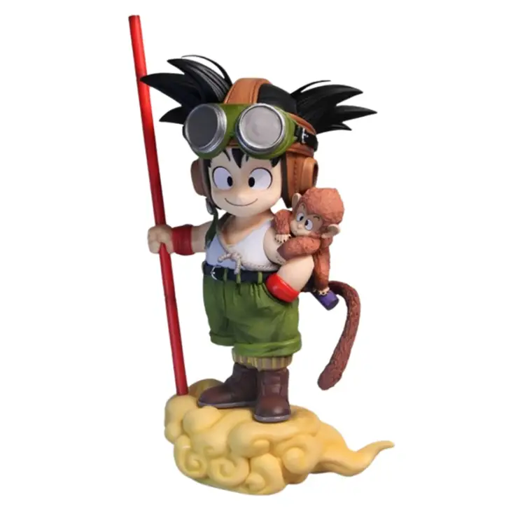 26cm Anime Dragon Ball Action Figure Son Goku With Monkey Figurine Doll PVC Model Toys Adult Collection Statue Children Gifts - Image 3