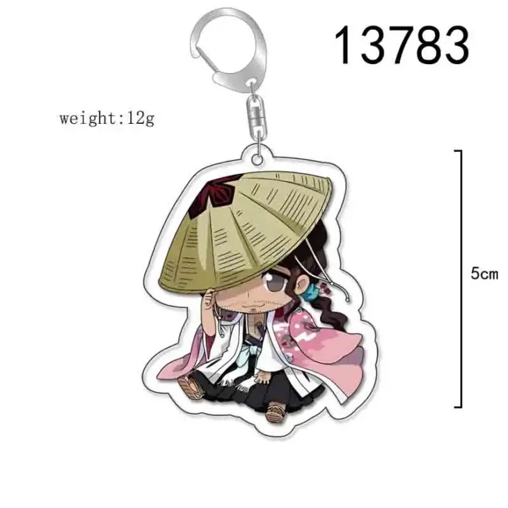 Anime Bleach Acrylic Keychain Fashionable Kurosaki Ichigo Ishida Uryuu Kuchiki Handcuff Cartoon Figurines Keychain Bag Charming - Image 5