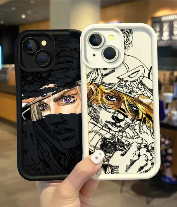 Gyro Zeppeli Jojo Steel Ball Run Phone Case For iPhone 16 Pro Max Case 15 14 13 12 11 Pro XR X XS Max 8 7 Dustproof Bumper Cover 1
