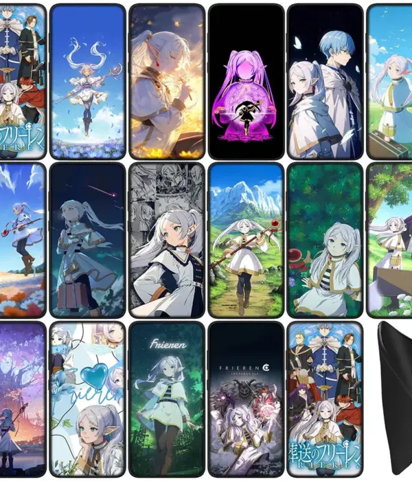 Frieren Beyond Journey's End Fren Casing Phone Cover for Motorola Moto E32 G30 G50 G60 G40 G51 G52 G41 G42 G71 E7 G100 Case 1