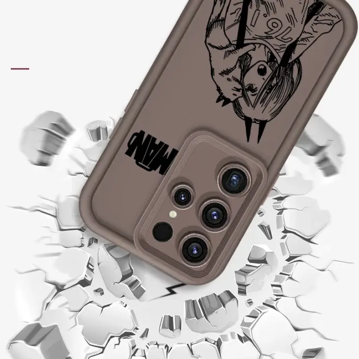 Chainsaw Man Anime Art Cool For Samsung Note 20 S24 S23 S22 S21 S20 Ultra Plus FE A25 A23 A22 A15 A31 5G Eye Ladder Back - Image 4