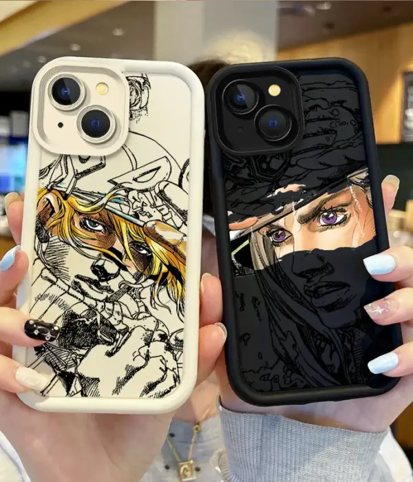 Gyro Zeppeli Jojo Steel Ball Run Phone Case for Samsung S25 S24 S23 S22 S21 S20 Note 20 FE Plus Ultra 4G 5G Soft Silicone TPU 1