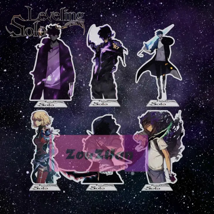 Solo Leveling Sung Jin-Woo Double-Sided Acrylic Keychain
