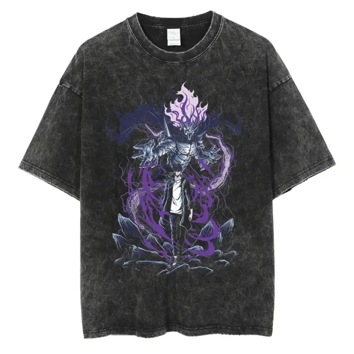 Solo Leveling Sung Jin-Woo Premium Streetwear Graphic Tee