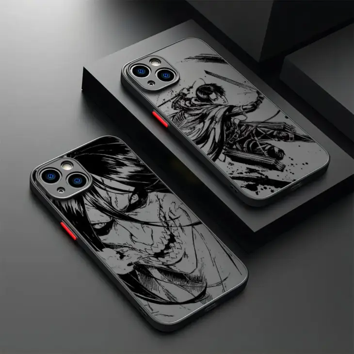 Anime Attack On Titan New Phone Case For Samsung S24 S23 S22 S21 S20 S10 FE Note20 Note10 Plus Ultra Lite 5G Matte Transparent - Image 2