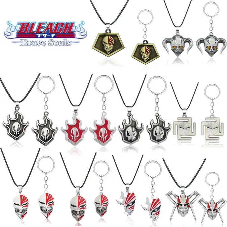 Anime Bleach Cosplay Necklace Quincy Ishida Uryuu Ginrei Gojiaku Amulet Pendant Necklace for Women Men Choker Jewelry Gift - Image 2