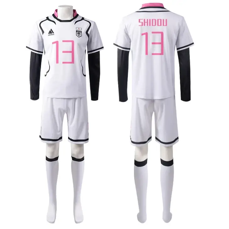 Blue Lock Shidou Ryusei Cosplay Costume Oliver Aiku Cosplay Wig Tops Shorts Set Sportswear Suit Football Soccer Party Suit Wigs - Image 3
