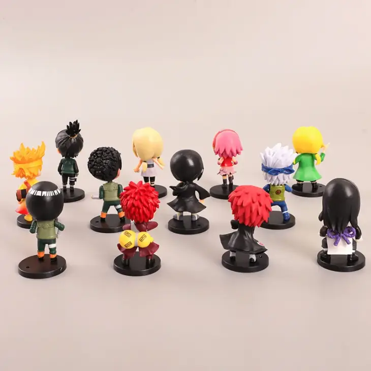 2nd Generation 12Pcs Model Naruto Anime Sasuke Itachi Kakashi Gaara Jiraiya Sakura Q Version PVC Figures Kids Toys Dolls Gift - Image 5