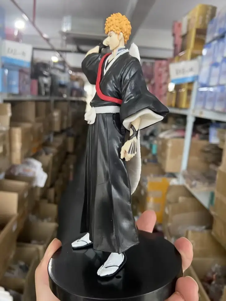 17CM Anime BLEACH Kurosaki Ichigo Model Knife Swinging Posture Toy Soul-Cutting knife Collection Action Figure Japanese Dolls - Image 5