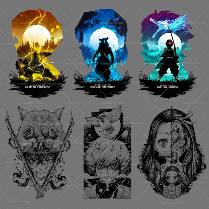 Demon Slayer Nezuko & Tanjiro Heat Transfer Collection