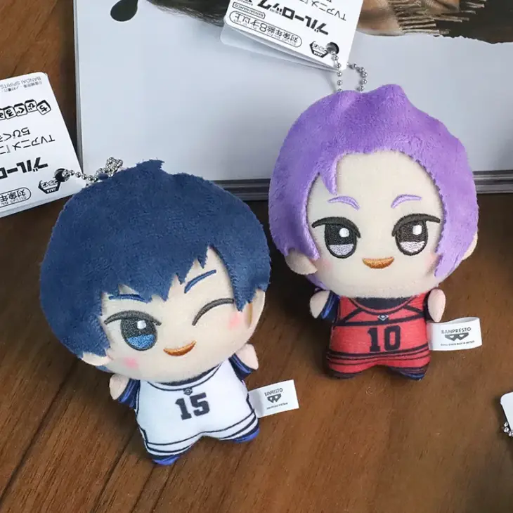10cm BLUE LOCK Cosplay Nagi Seishiro Isagi Yoichi Rin Itoshi Sae Mikage Reo Pendant Chigiri Bachira Meguru Plush Bag Keychain - Image 6