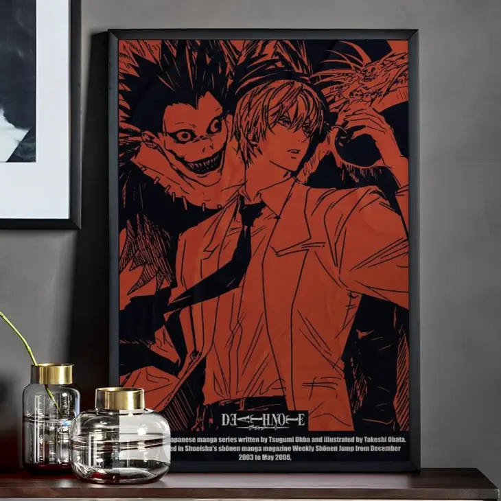 Anime Death Note Classic Vintage Posters Decoracion Painting Wall Art White Kraft Paper Kawaii Room Decor - Image 3